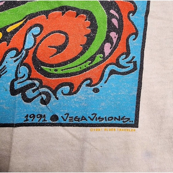 Vintage Blues Traveler 1991 Shirt Tim Vega Distressed John Popper - Picture 3 of 6